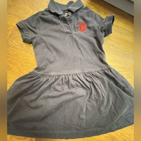 Primrose schools girls uniform navy dress Sz 3-4 - Picture 1 of 2